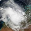 satellite view of Cyclone Marcus