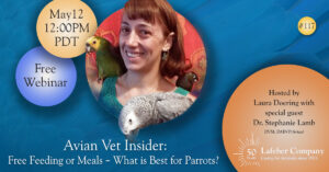 Webinar: Avian Vet Insider—Free Feeding or Meals — What is Best for Parrots?
