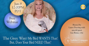 Webinar: The Grey Way — My Bird Wants That! But Does Your Bird Need That?