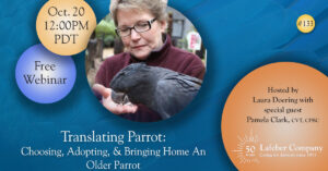Webinar: Translating Parrot: Choosing, Adopting & Bringing Home An Older Parrot
