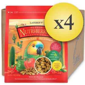 Case of 4 El Paso Nutri-Berries for Parrots 3 lb (1.36 kg)