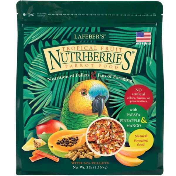 Tropical Fruit Nutri-Berries for Parrots 3 ib