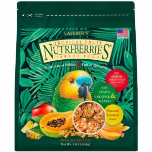 Tropical Fruit Nutri-Berries for Parrots 3 lb (1.36 kg)