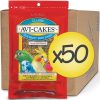Case of 50 Classic Avi-Cakes for Small Birds 8 oz