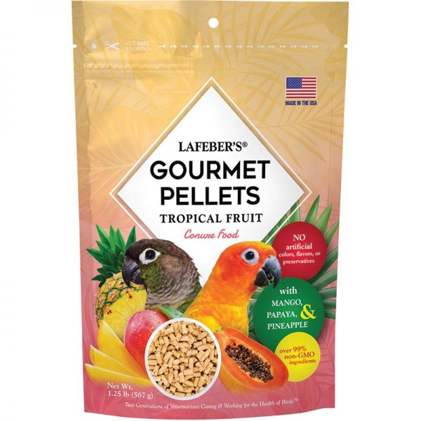 Conure Tropical Fruit Gourmet Pellets 1.25 lbs