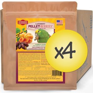 Case of 4 Pellet-Berries for Parrots 2.75 lb