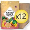 Case of 12 Finch Tropical Fruit Gourmet Pellets 1 lb