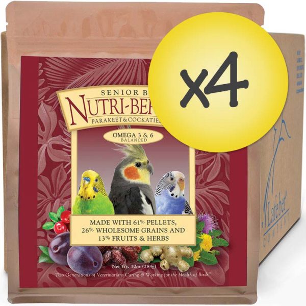 Case of 4 Senior Bird Nutri-Berries for Cockatiel 3lb