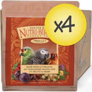 Case of 4 Senior Bird Nutri-Berries for Parrot 3 lb
