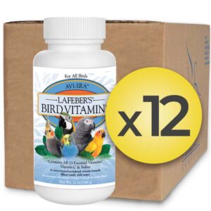 Case of 12 Powdered Bird Vitamins 12oz