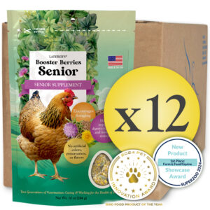 Case of 12 Booster Berries Senior Chicken Supplement 10oz
