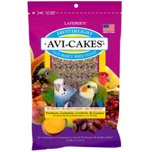 Fruit Delight Avi-Cakes for Small Birds 8 oz (227 g)