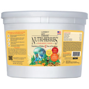 Parakeet Classic Nutri-Berries 4lb Tub