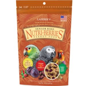 Senior Bird Nutri-Berries for parrot front of package