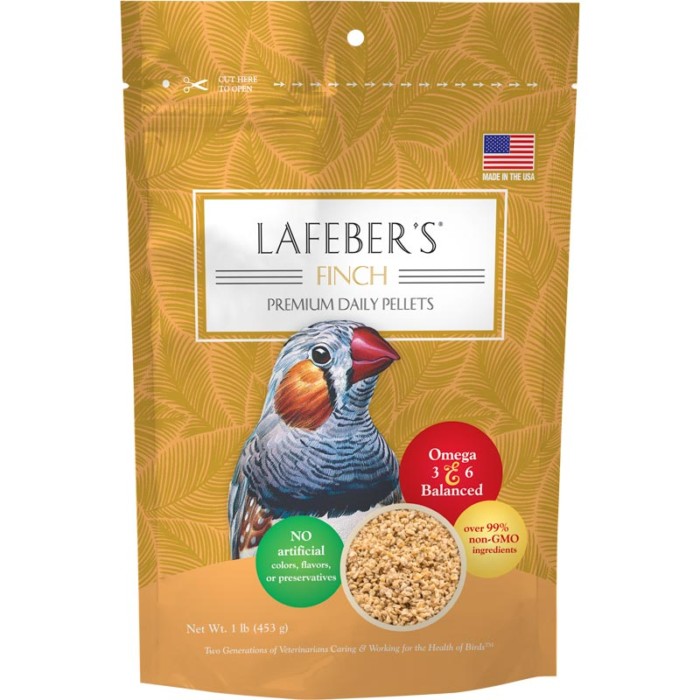 Premium daily pellets finch