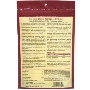 Senior Bird Nutri-Berries (Cockatiel) 10oz