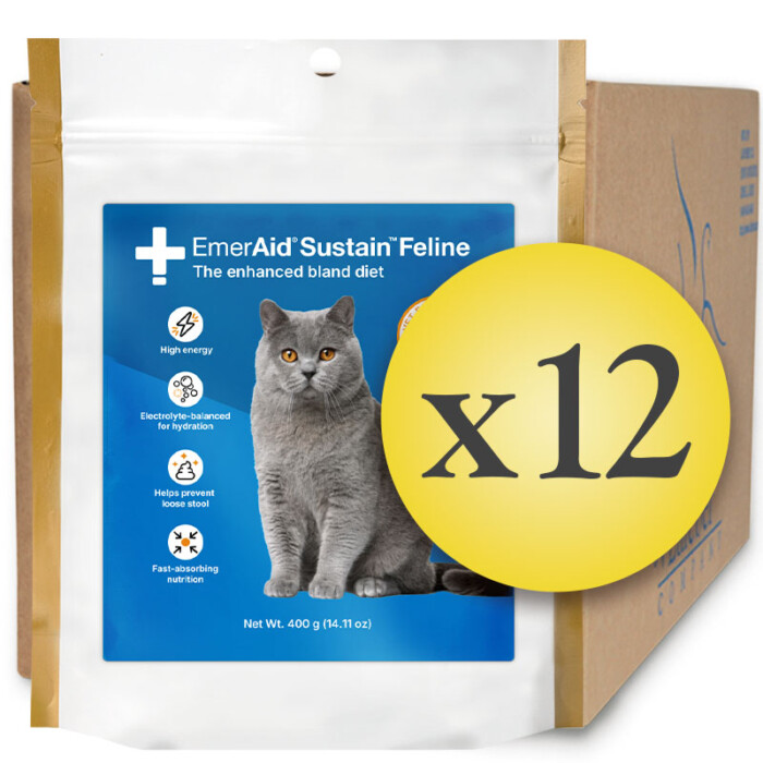 Emeraid Sustain Feline 400g Case JUN25
