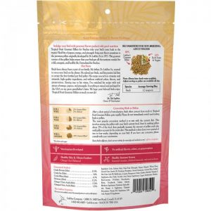 back- Finch Tropical Fruit Gourmet Pellets 1 lb (454 g)