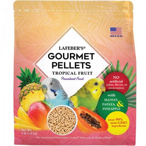 Parakeet Tropical Fruit Gourmet Pellets 4 lbs (1.8 kg)