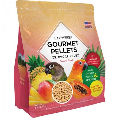 side- Conure Tropical Fruit Gourmet Pellets 4 lbs (1.8 kg)