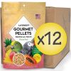 Case of 12 Parrot Tropical Fruit Gourmet Pellets 1.25 lbs (567 g)