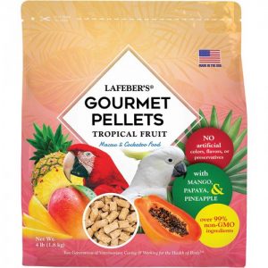 Macaw Tropical Fruit Gourmet Pellets 4 lbs (1.8 kg)