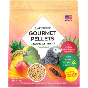 Parrot Tropical Fruit Gourmet Pellets 4 lbs (1.8 kg)