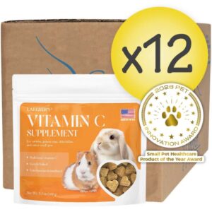 Case of 12 Vitamin C Supplement For Guinea Pigs, Rabbits, Chinchillas, and Other Small Pets 3.5 oz  (100 g)