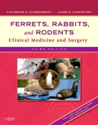 Quesenberry KE, Carpenter JW (eds). Ferrets, Rabbits, and Rodents: Clinical Medicine and Surgery, 3rd ed. St. Louis, MO: Elsevier Saunders; 2012.