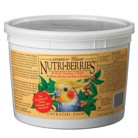 Nutri-Berries para Cacatúas Ninfa