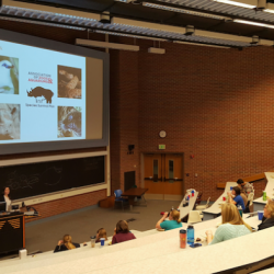 Jess Ray from the Association of Zoo & Aquariums and Brookfield Zoo at Purdue University College of Veterinary Medicine
