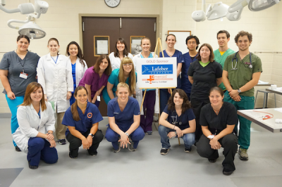 Lafeber Company was a sponsor of two exotic animal wetlabs at TAMU College of Veterinary Medicine