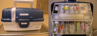 Cardiopulmonary resuscitation crash cart
