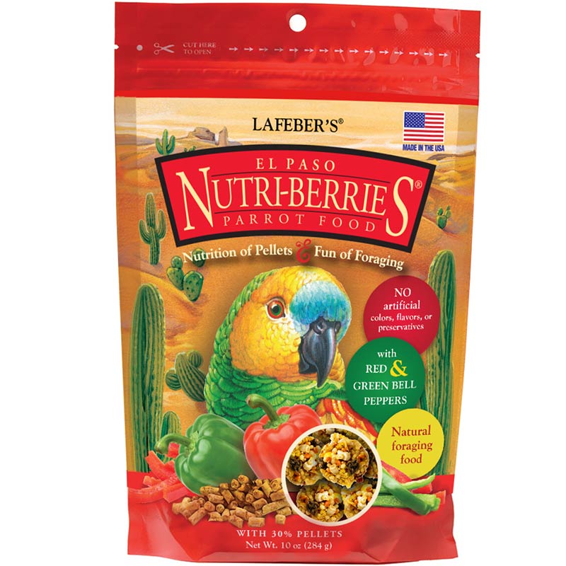 El Paso Nutri-Berries for parrot package front