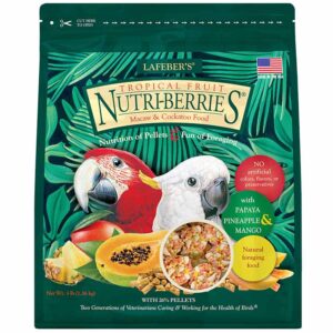 Tropical Fruit Nutri-Berries for Macaws & Cockatoos - 3 lb.