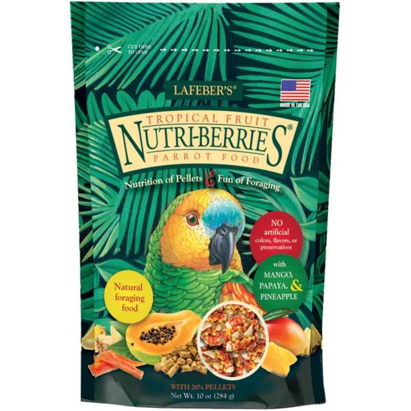 Lafeber NUTRIBERRIES Tropical Fruit 284G-cacatúa alimentos/Ultimate tratar
