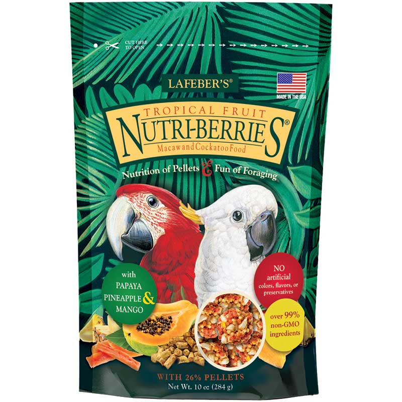 82660 Tropical Fruit Nutri Berries Macaws & Cockatoos 10 oz