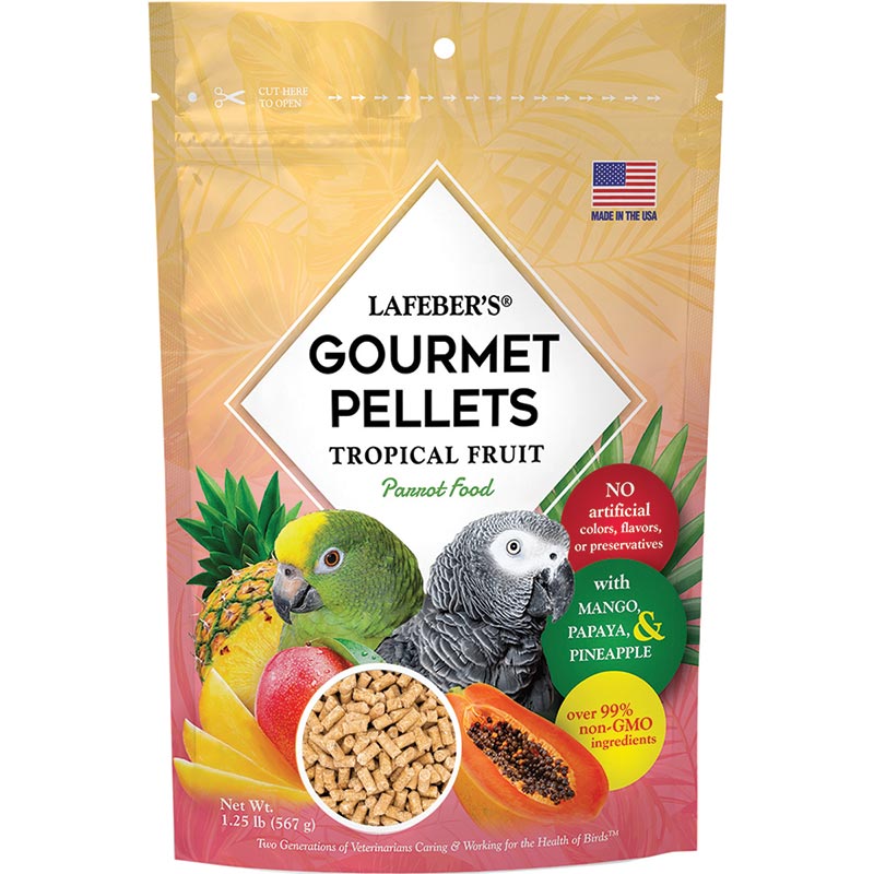 Parrot Tropical Fruit Gourmet Pellets 1.25lb