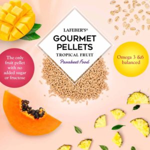 72630 Tropical Fruit Gourmet Pellets for Parakeets gourmet