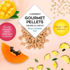 72660 Tropical Fruit Gourmet Pellets for Macaws and Cockatoos gourmet