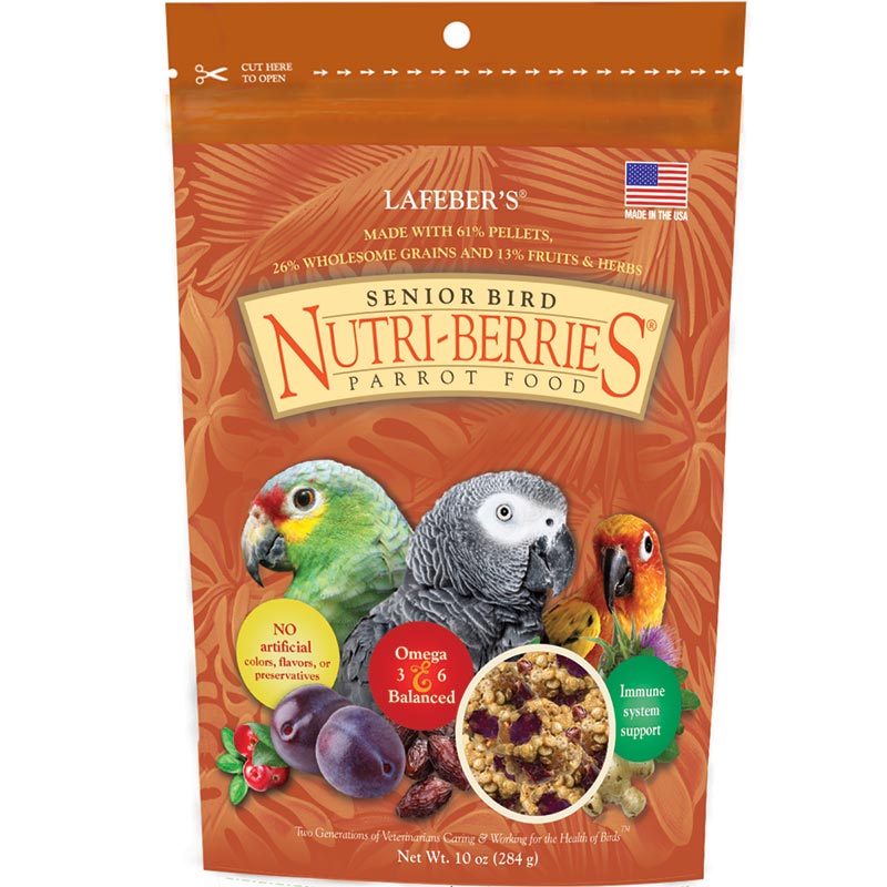 Senior Bird Nutri-Berries for Parrots front of package