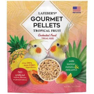 Tropical Fruit Pellets for Cockatiels 2 oz