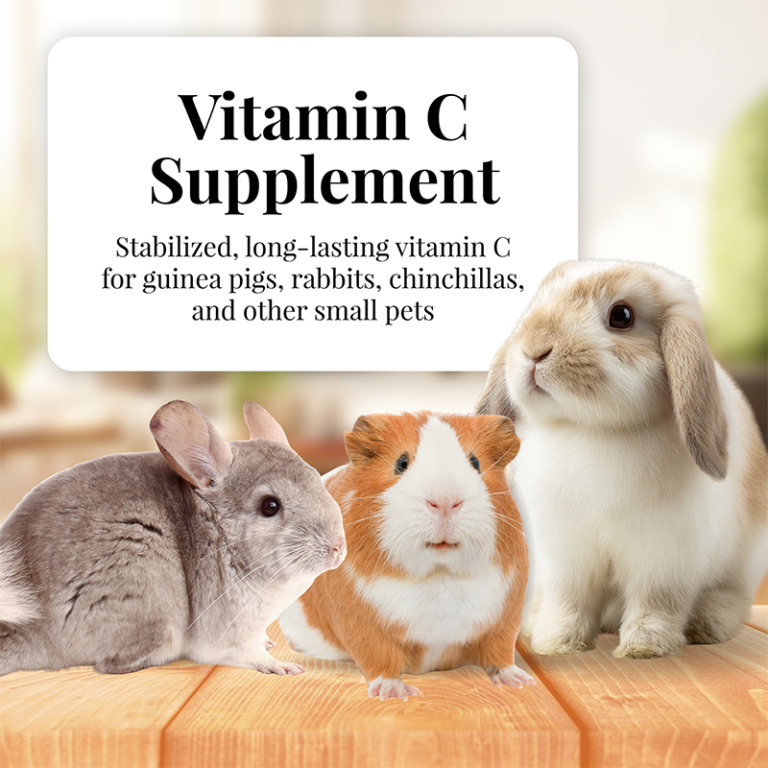 Vitamin C Supplement for Guinea Pigs, Rabbits, Chinchillas, and Other ...